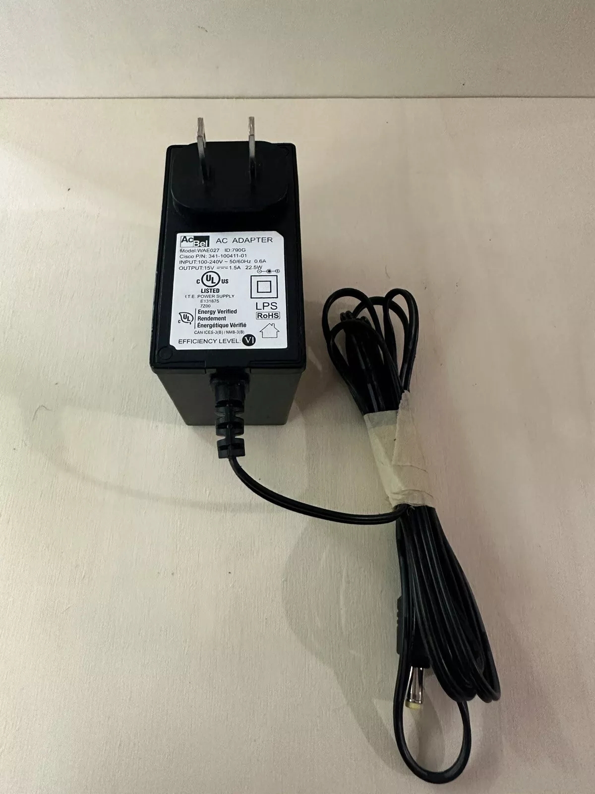 *Brand NEW*Genuine ACBel WAE027 15V 1.5A 22.5W AC Adapter Power Supply - Click Image to Close